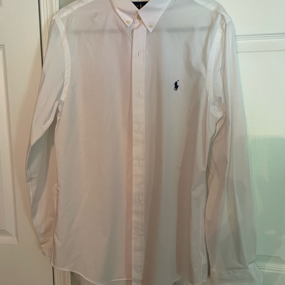 Ralph Lauren, men’s medium dress shirt.
